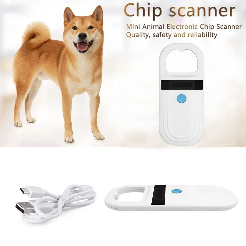 Pet Microchip Scanner ABS High-brightness OLED Display ISO 11784 11785 FDX-B ID64 ID Tag Reader