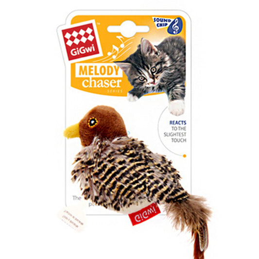 Cat Toys Dazzling Law Prey Series Sound Toys Touching Sensing Little Bird