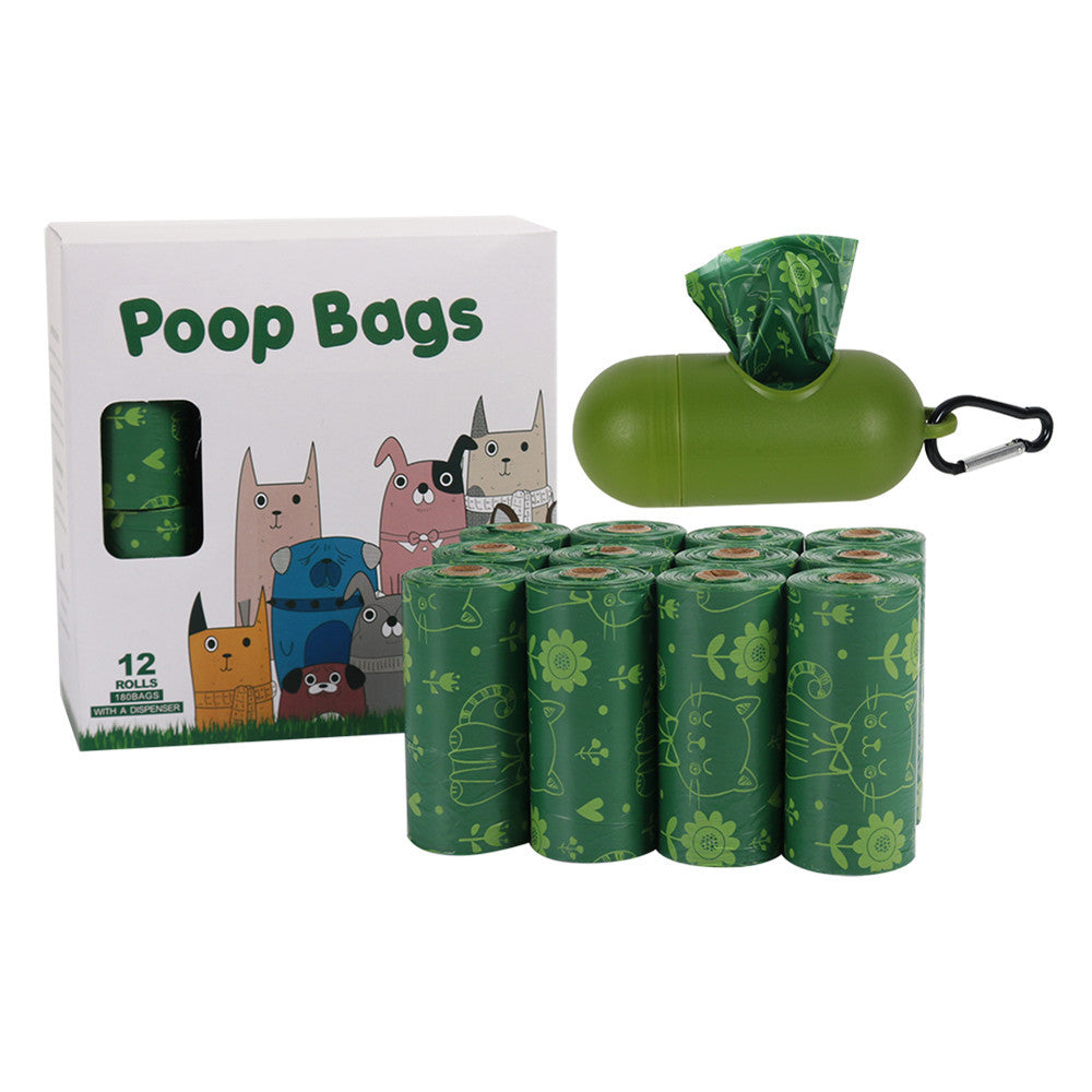 Biodegradable pet garbage bag and fecal collection bag