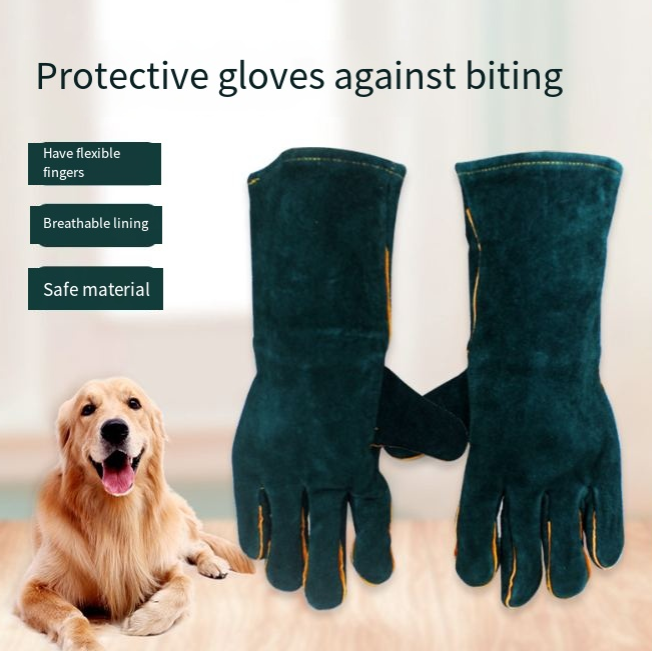 Pet supplies crawler bite resistant gloves Pet protective gloves Giant lizard snake bite resistant gloves